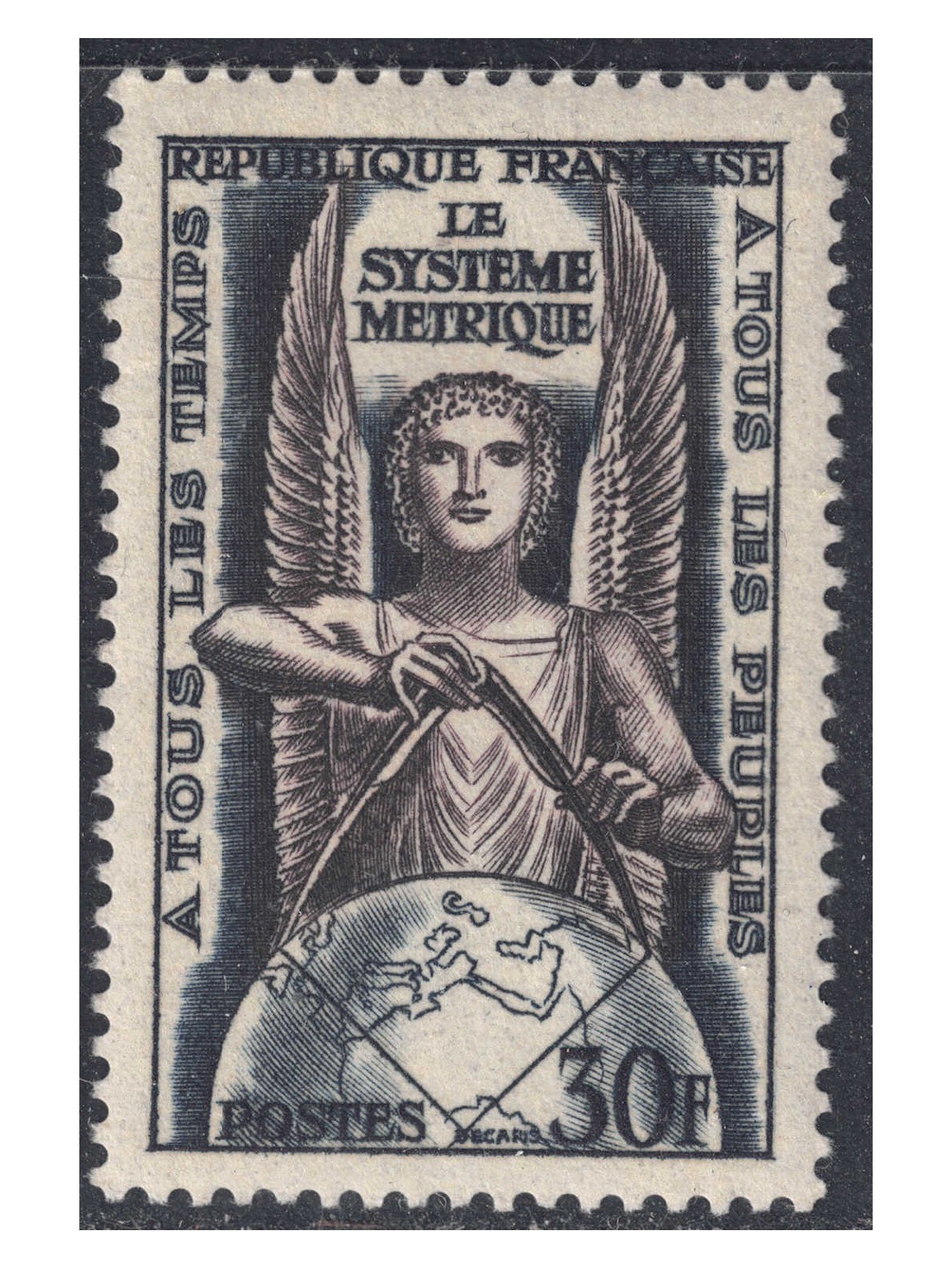 FRANCE 1954 Metric System MNH**