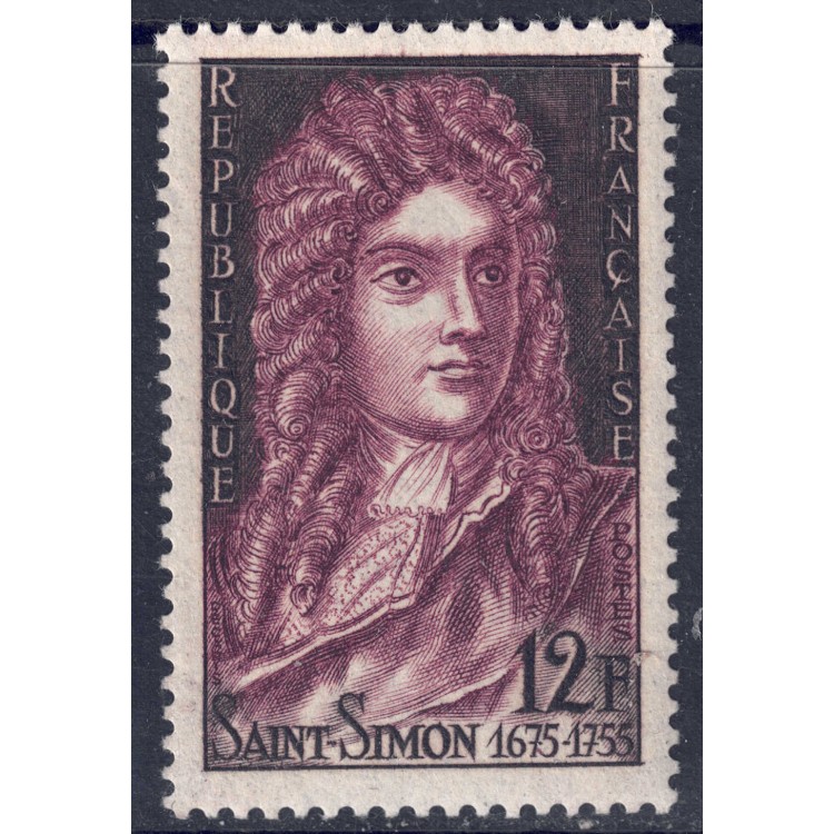 FRANCE 1955 Duke of Saint-Simon MNH**