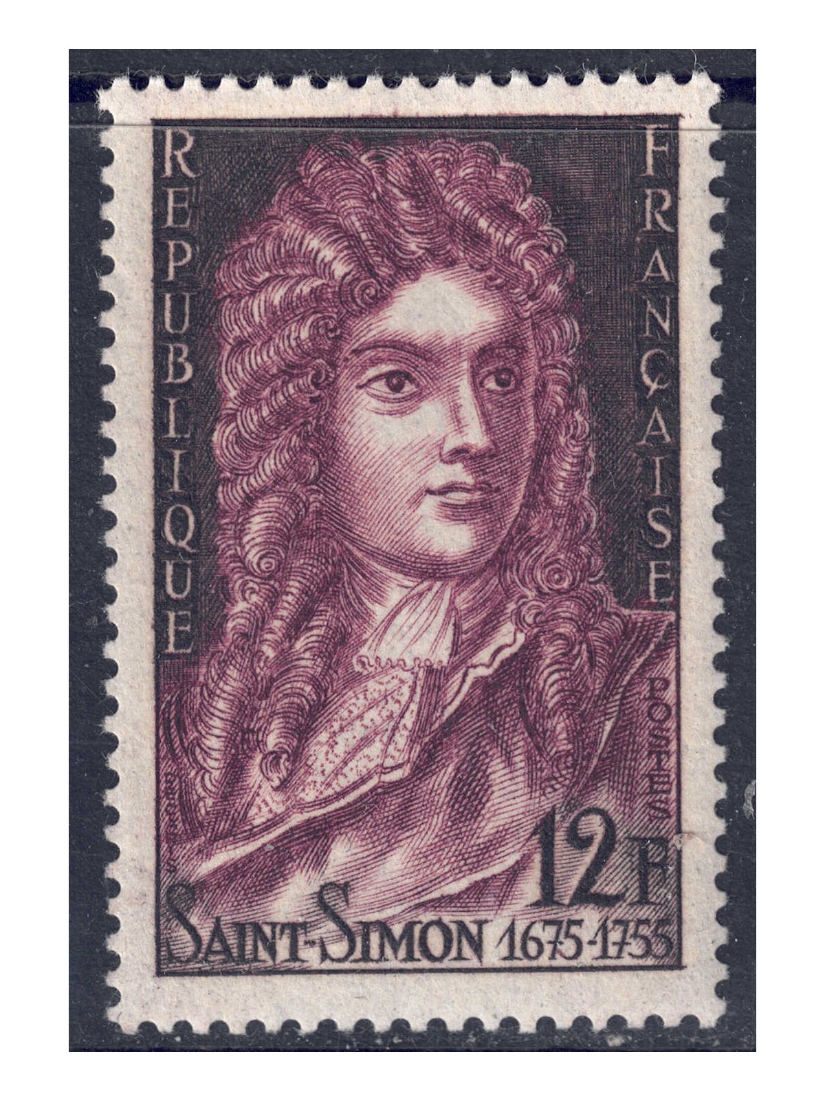 FRANCIA 1955 Duca di Saint-Simon MNH**