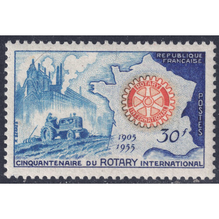 FRANCIA 1955 Rotary Club Internazionale MNH**