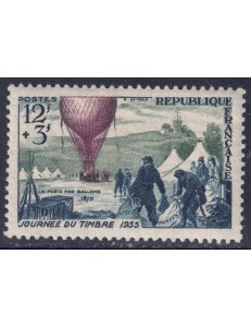 FRANCIA 1955 Giornata del francobollo MNH**
