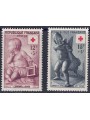 FRANCIA 1955 Pro Croce Rossa 2v MNH**
