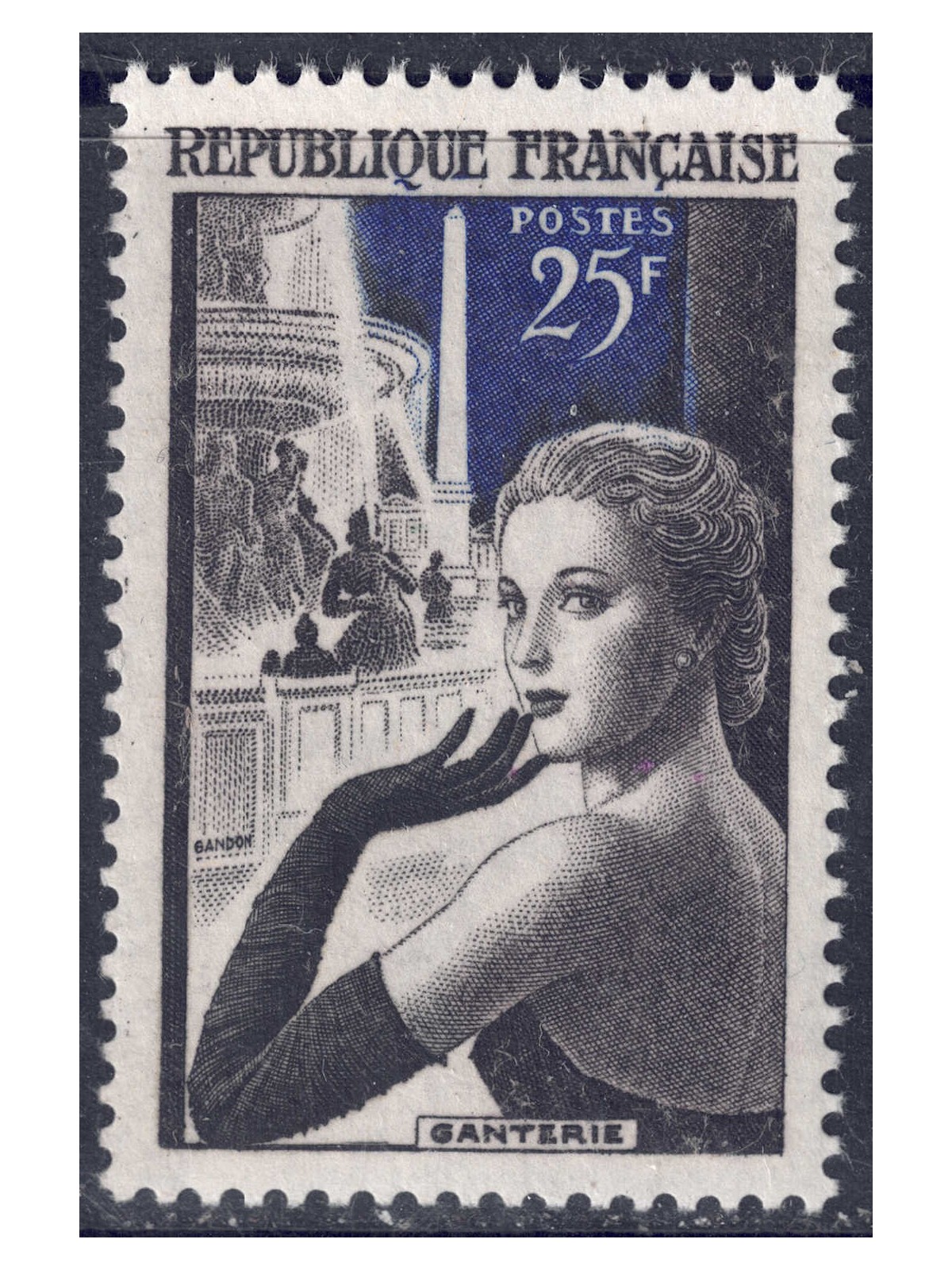 FRANCIA 1955 Industria del guanto MNH**
