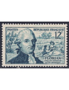 FRANCIA 1955 Jean-Pierre Claris de Florian MNH**