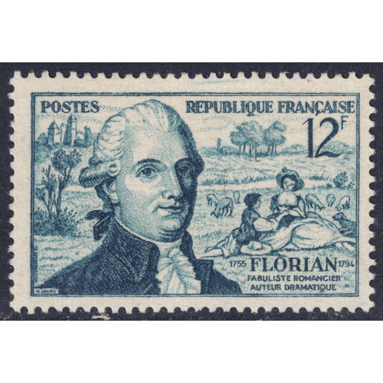 FRANCE 1955 Jean-Pierre Claris de Florian MNH**