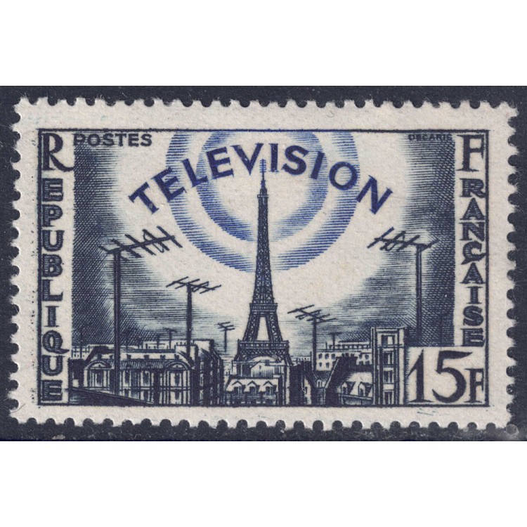 FRANCIA 1955 La televisione MNH**