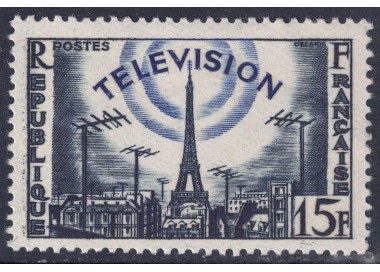 FRANCIA 1955 La televisione MNH**