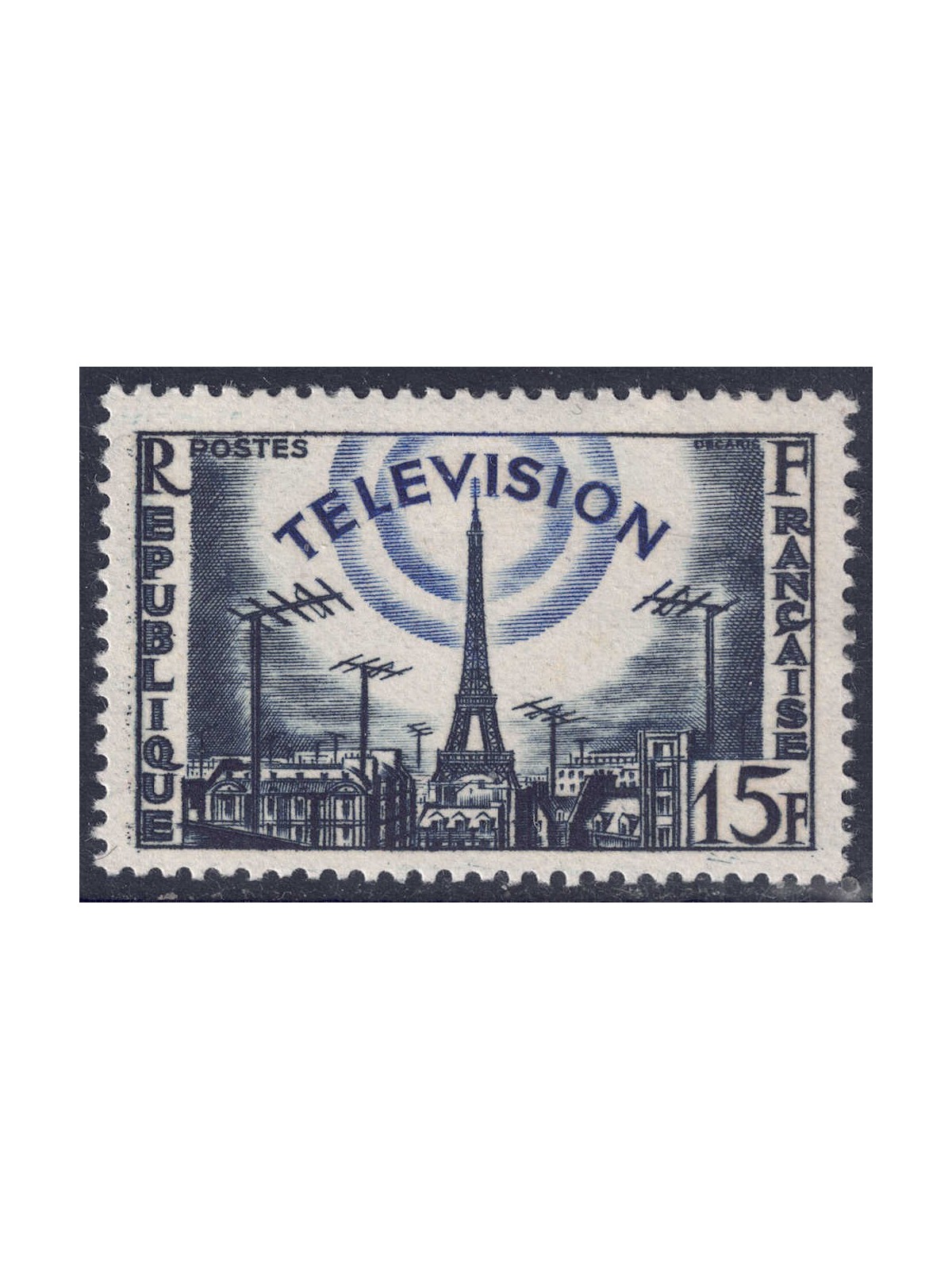 FRANCIA 1955 La televisione MNH**