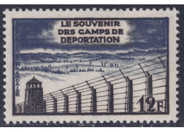 FRANCIA 1955 Campi di concentramento MNH**