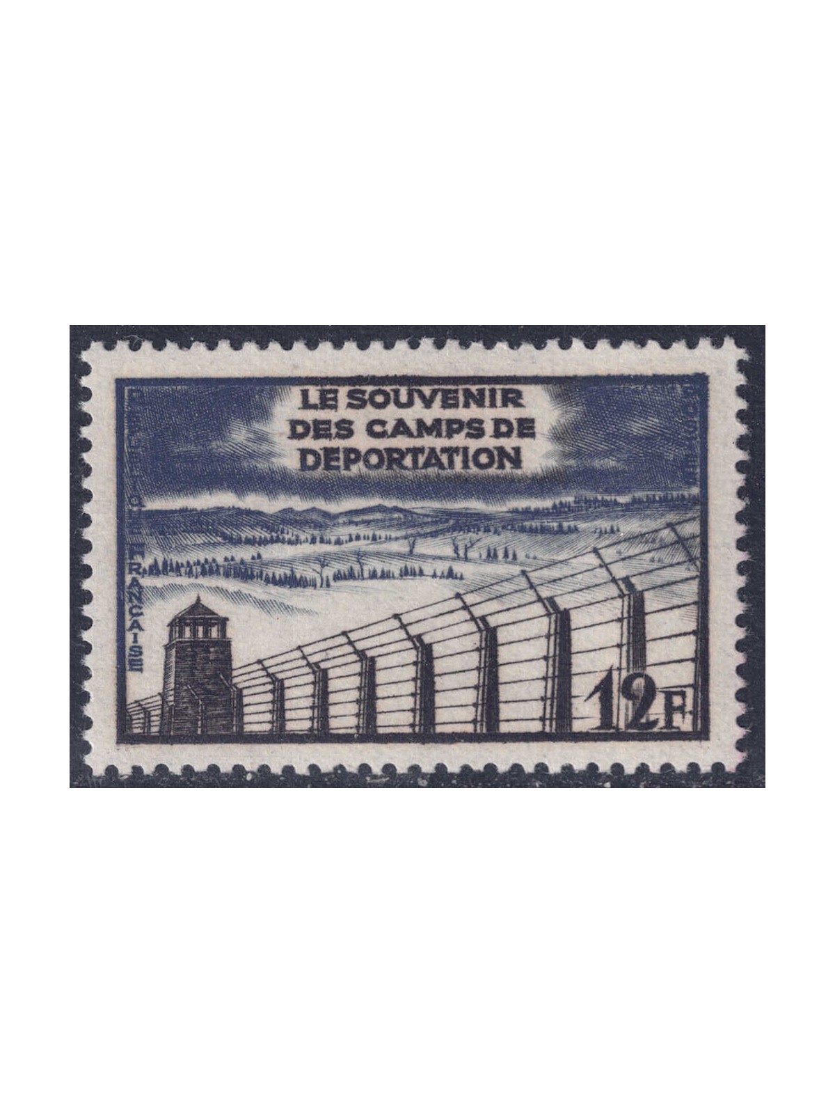 FRANCIA 1955 Campi di concentramento MNH**