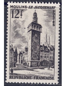 FRANCIA 1955 Le Jacquemart de Moulins MNH**