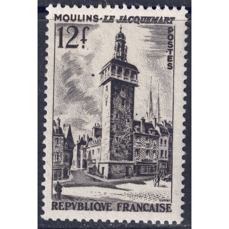 FRANCIA 1955 Le Jacquemart de Moulins MNH**