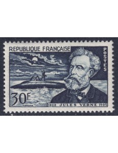 FRANCIA 1955 Jules Verne MNH**