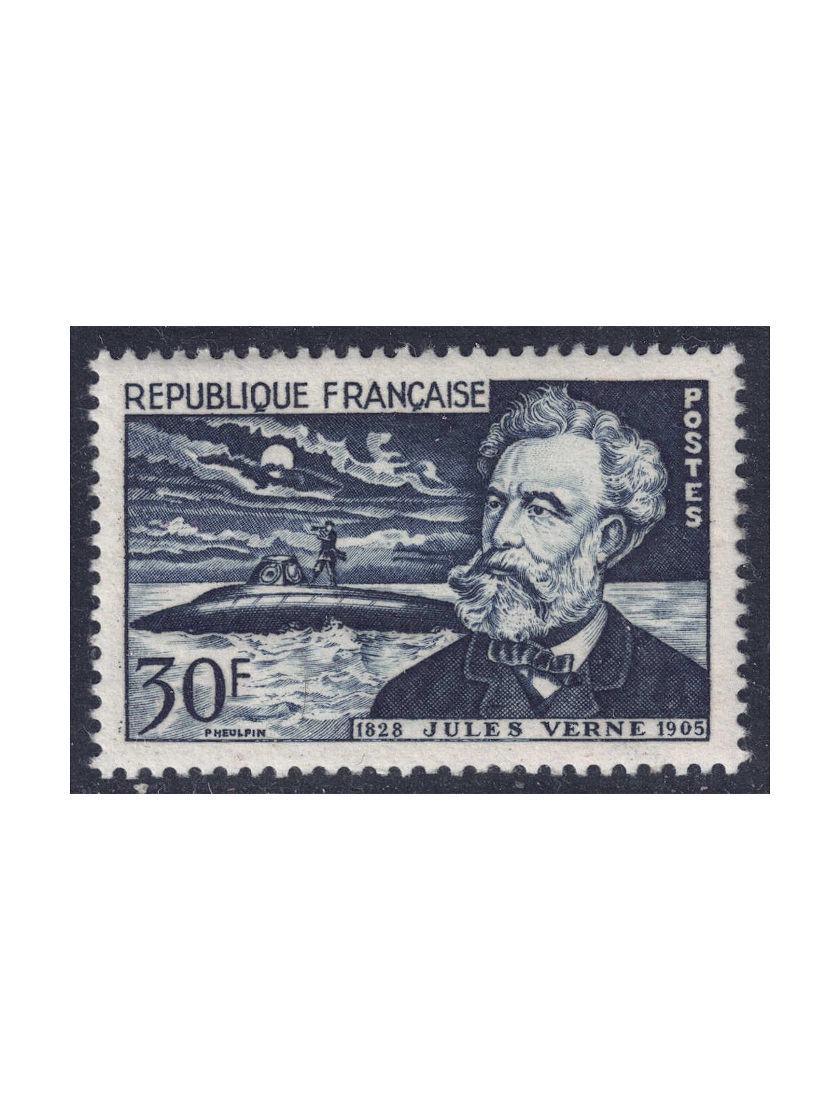 FRANCIA 1955 Jules Verne MNH**