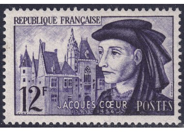 FRANCE 1955 Jacques Coeur MNH**