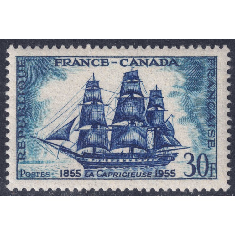 FRANCIA 1955 Amicizia franco-canadese MNH**