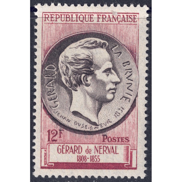 FRANCIA 1955 Gérard de Nerval MNH**