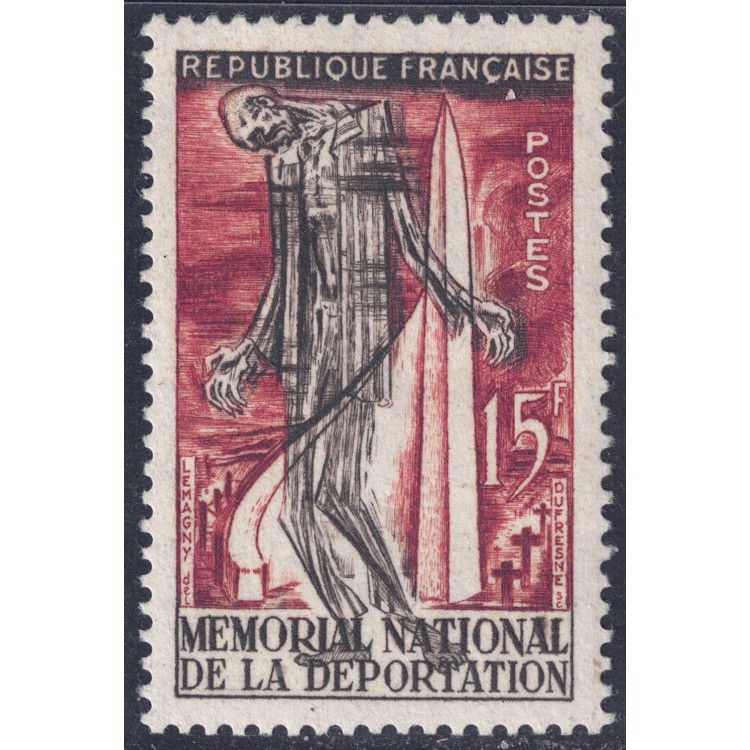 FRANCE 1956 Monument to the Deportees MNH**