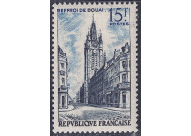 FRANCE 1956 Douai bell tower MNH**