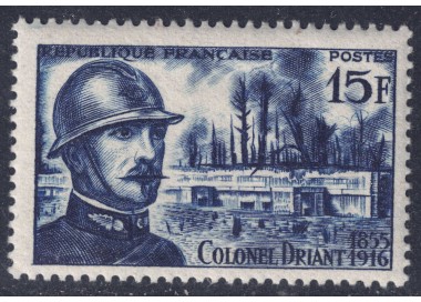 FRANCIA 1956 Colonnello Driant MNH**