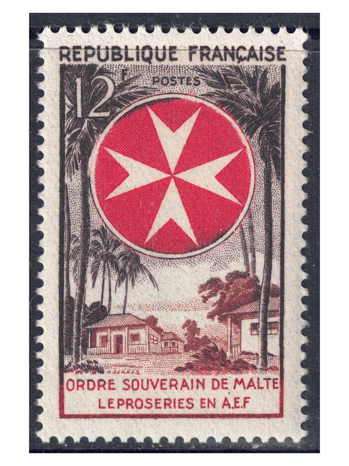FRANCE 1956 Order of Malta MNH**