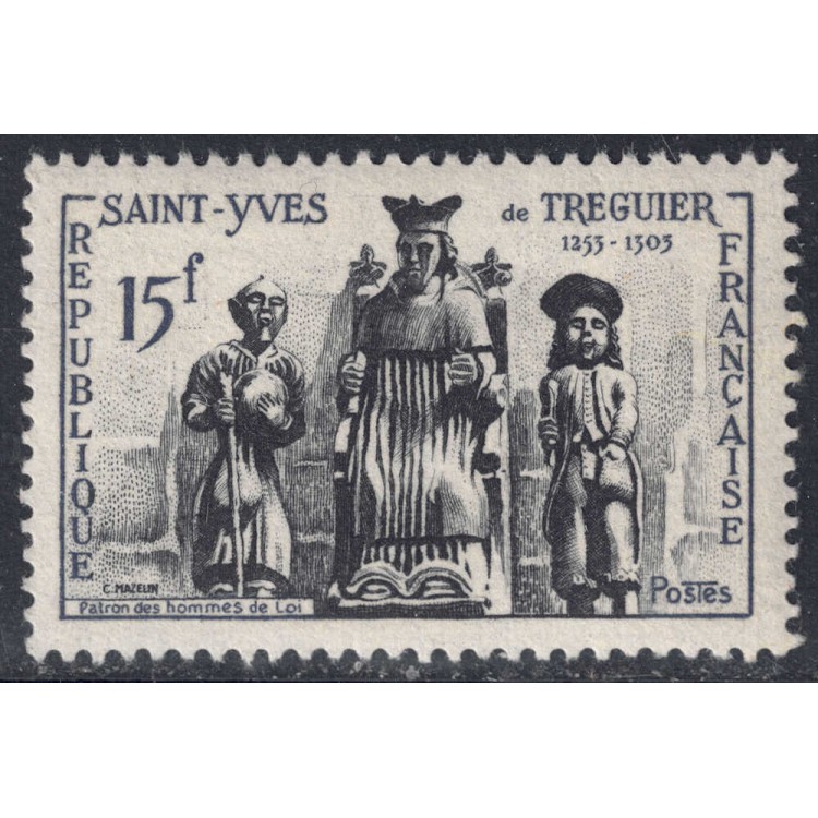FRANCE 1956 Saint Ivo (patron saint of lawyers) MNH**