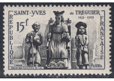 FRANCE 1956 Saint Ivo (patron saint of lawyers) MNH**