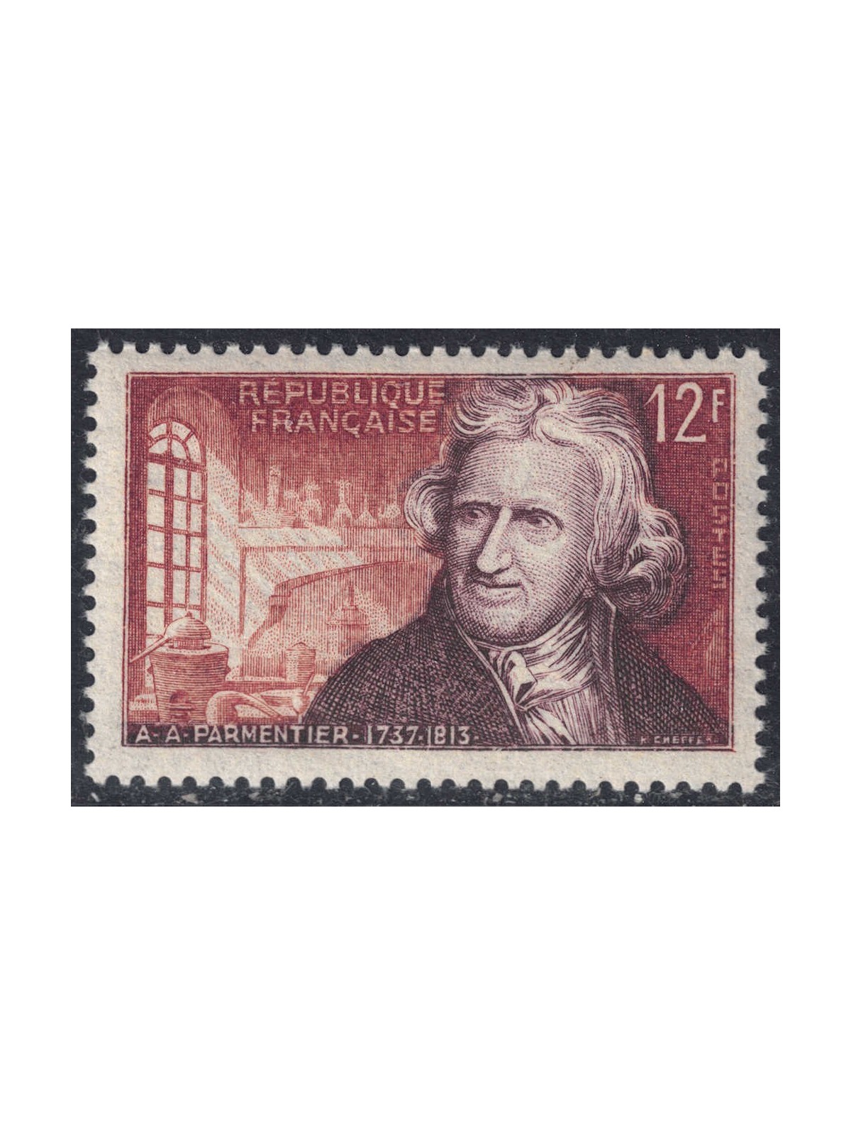 FRANCIA 1956 Antoine Augustin Parmentier MNH**