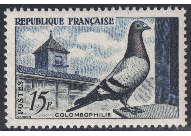 FRANCE 1957 Colombophilia MNH**