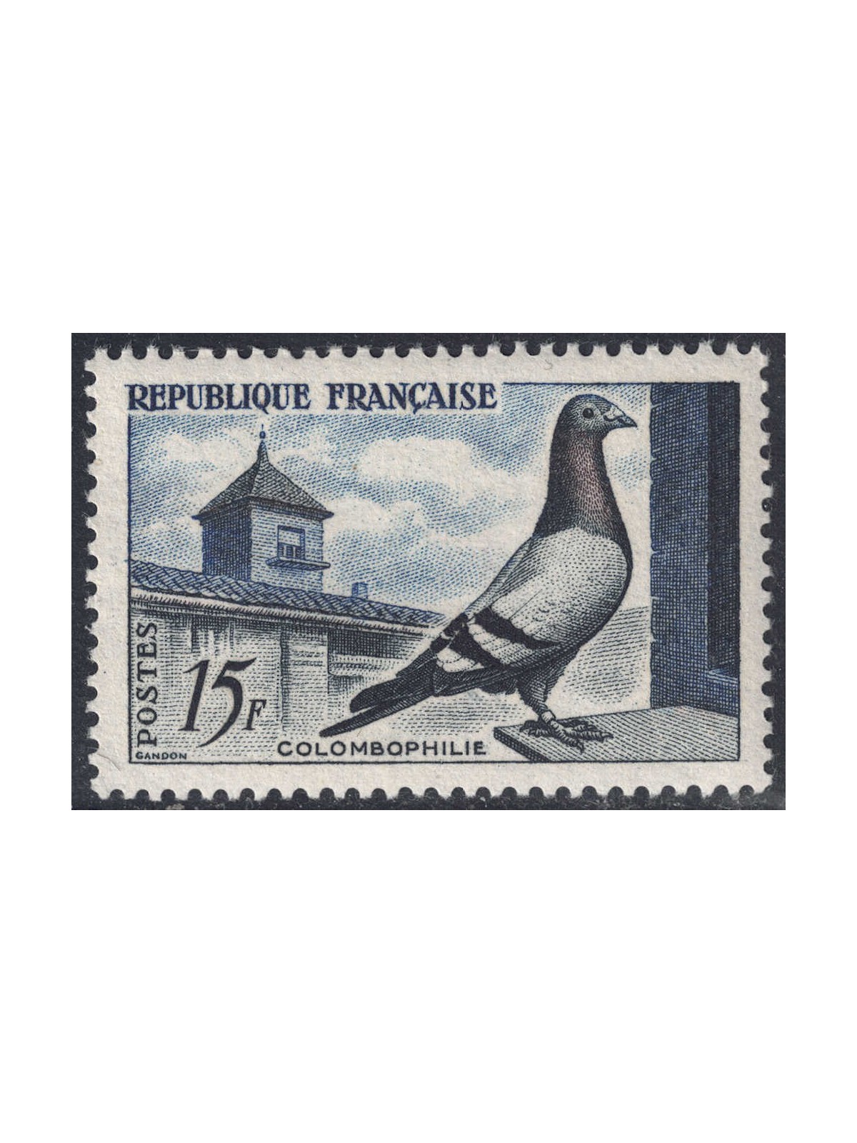 FRANCE 1957 Colombophilia MNH**