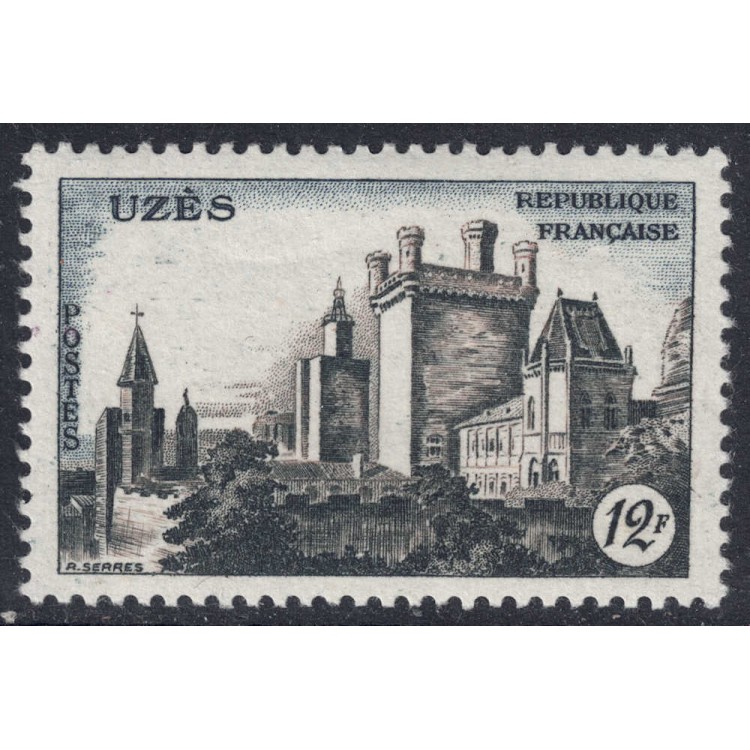 FRANCE 1957 Uzès Castle MNH**