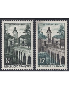 FRANCIA 1957 Ponte di Le Quesnoy 2v MNH**