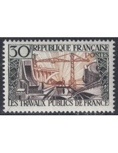FRANCE 1957 Public Works MNH**