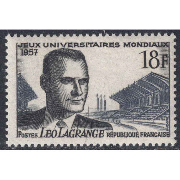 FRANCIA 1957 Giochi universitari mondiali MNH**