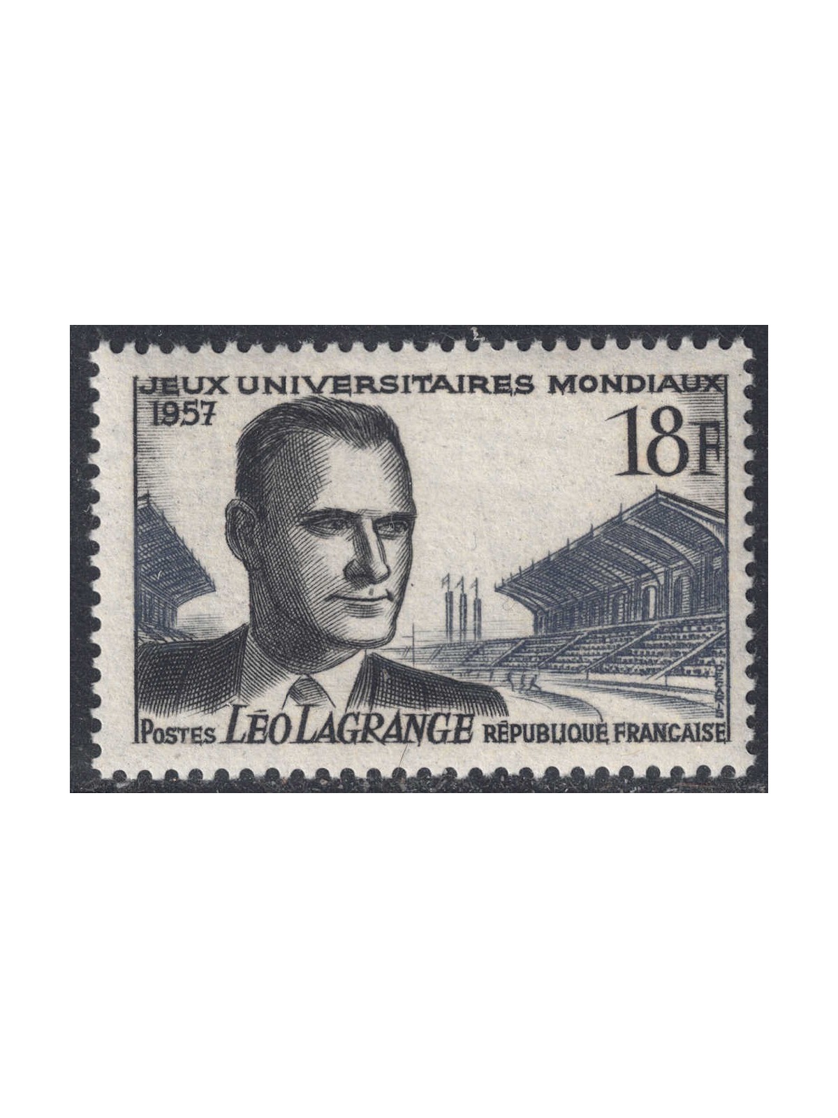 FRANCE 1957 World University Games MNH**