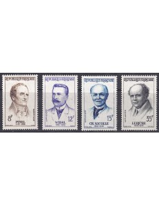 FRANCE 1958 Great French Doctors 4v MNH**