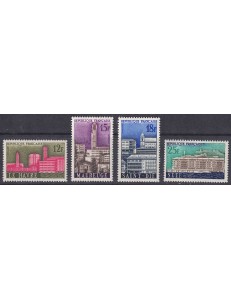 FRANCIA 1958 Città ricostruite 4v MNH**