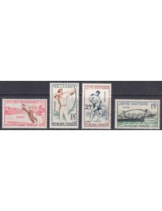 FRANCE 1958 Traditional Games 4v MNH**