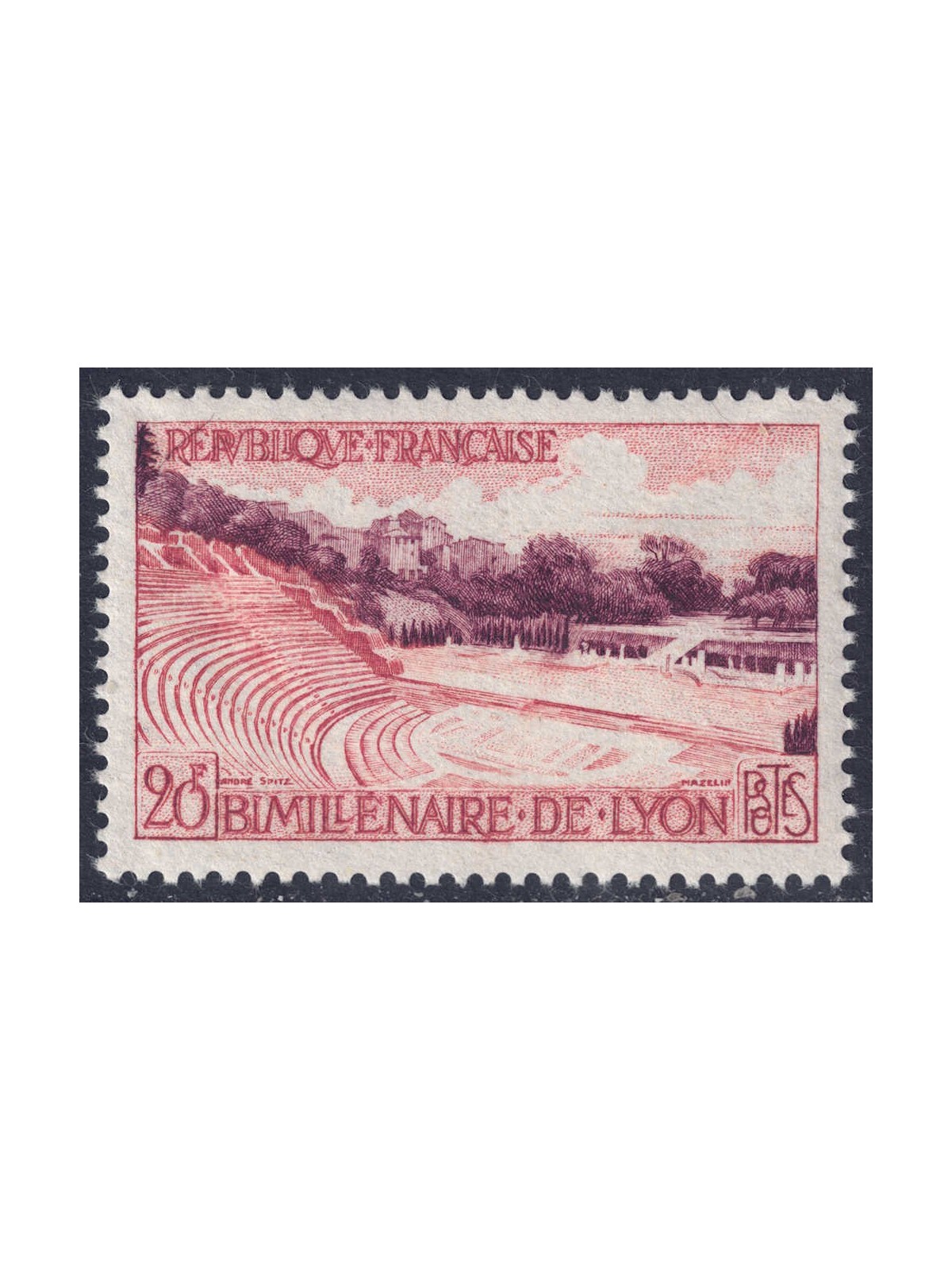 FRANCIA 1957 Città di Lione MNH**