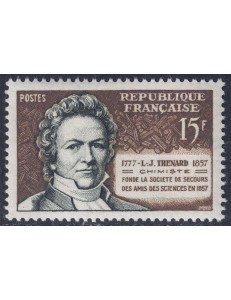 FRANCE 1957 Louis Jacques Thénard MNH**