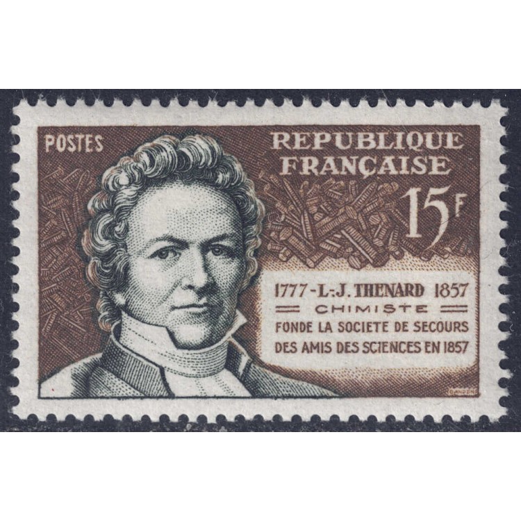 FRANCE 1957 Louis Jacques Thénard MNH**