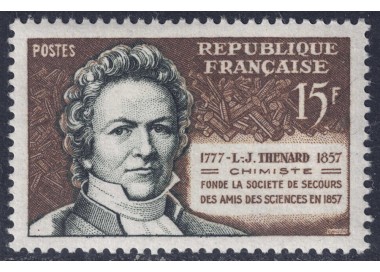FRANCIA 1957 Louis Jacques Thénard MNH**