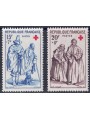 FRANCIA 1957 Pro Croce Rossa 2v MNH**