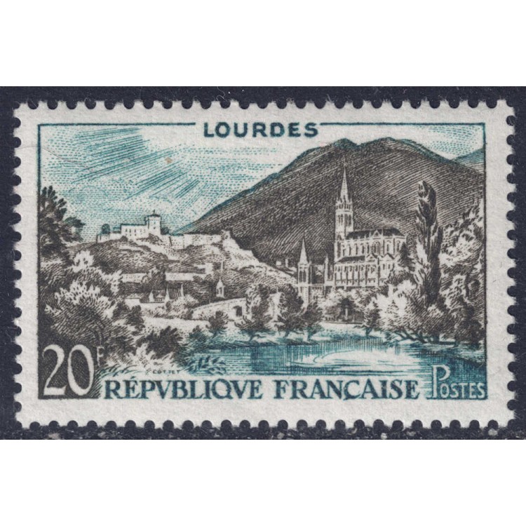FRANCIA 1958 Lourdes MNH**