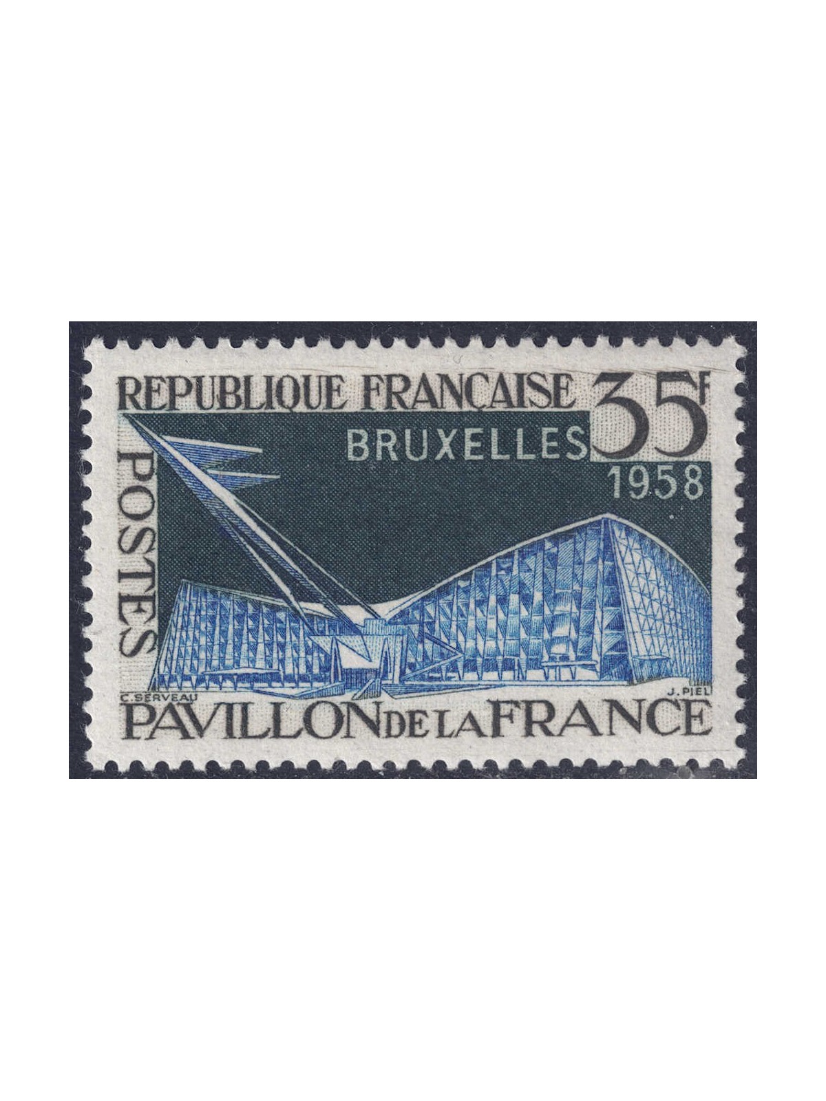FRANCE 1958 Brussels Exhibition MNH**