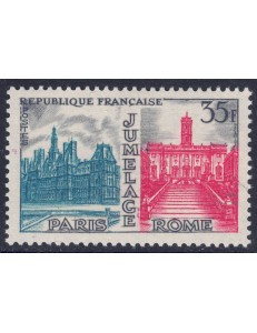 FRANCIA 1958 Gemellaggio Roma-Parigi MNH**
