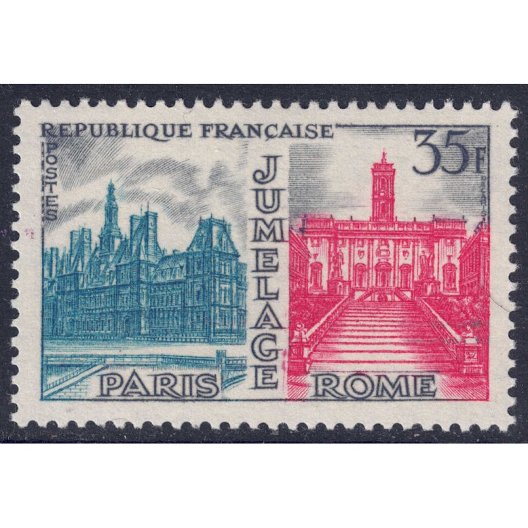 FRANCIA 1958 Gemellaggio Roma-Parigi MNH**