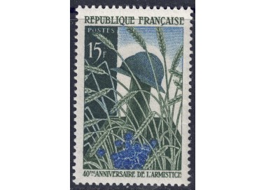 FRANCIA 1958 Anniversario dell'Armistizio MNH**