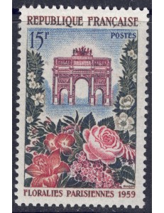 FRANCE 1959 Paris Flower Show MNH**
