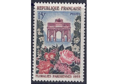 FRANCE 1959 Paris Flower Show MNH**
